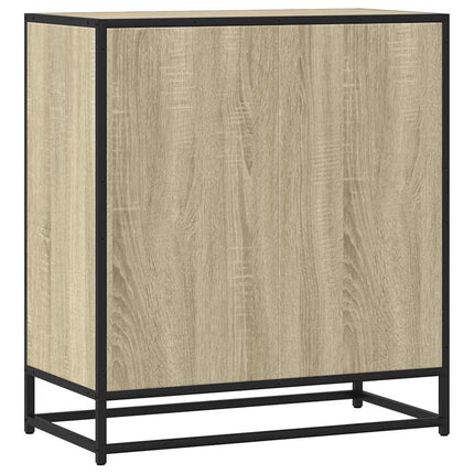 skab 68x35x76 cm konstrueret træ og metal sonoma-eg