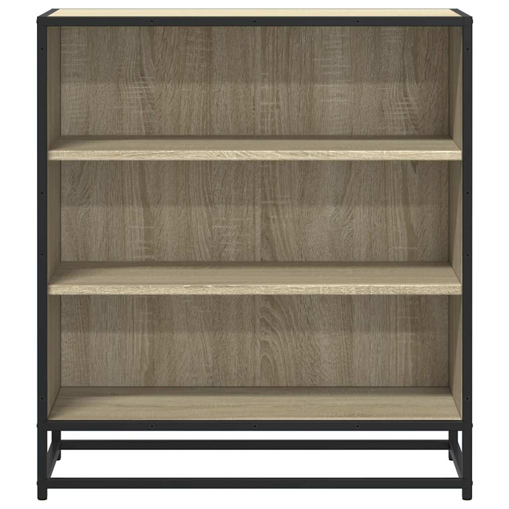 skab 68x35x76 cm konstrueret træ og metal sonoma-eg