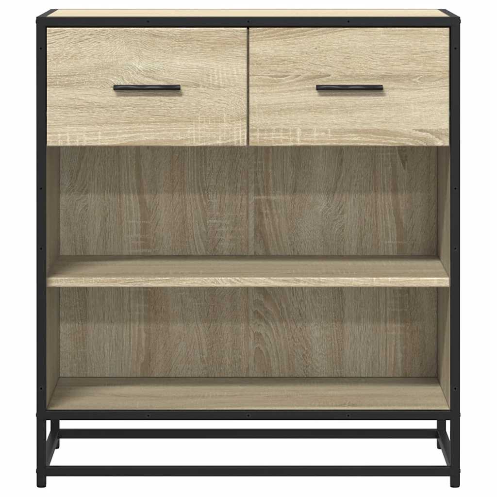 skab 68x35x76 cm konstrueret træ sonoma-eg