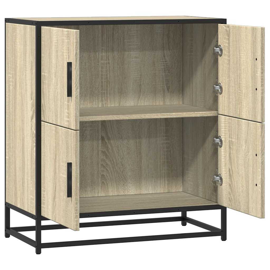 skab 68x35x76 cm konstrueret træ sonoma-eg