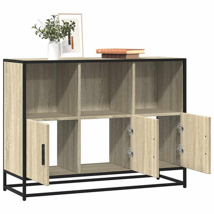 skænk 100x35x76 cm konstrueret træ sonoma-eg