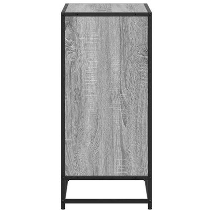 bogreol 60x35x76 cm konstrueret træ grå sonoma-eg