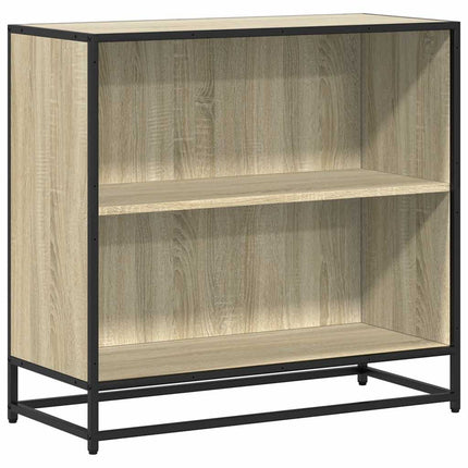 bogreol 80,5x35x76 cm konstrueret træ sonoma-eg