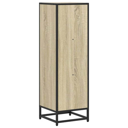 bogskab 33,5x33x107,5 cm konstrueret træ sonoma-eg