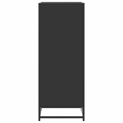 skostativ 48x38x97,5 cm konstrueret træ sort