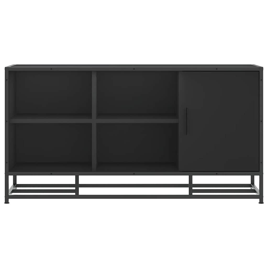 skobænk 100x40x53,5 cm konstrueret træ og metal sort