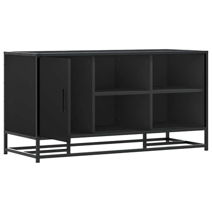 skobænk 100x40x53,5 cm konstrueret træ og metal sort