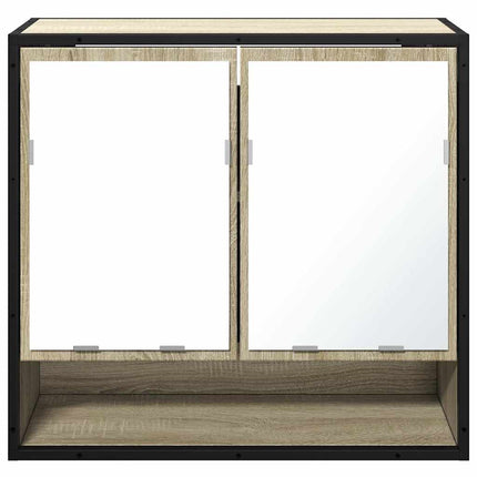 spejlskab til badeværelset Sonoma eg 65x20x60 cm konstrueret træ