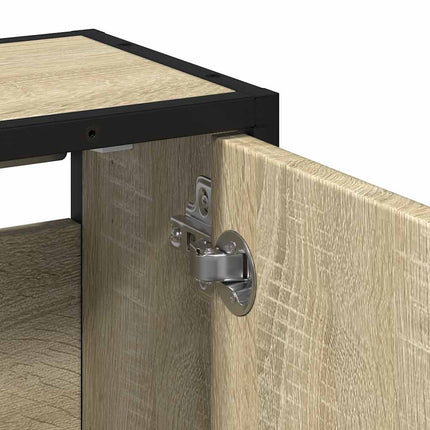 spejlskab til badeværelset Sonoma eg 65x20x60 cm konstrueret træ