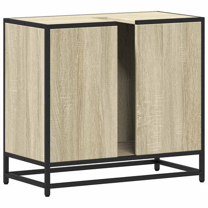badeværelsesvaskeskab Sonoma eg 65x33x60 cm konstrueret træ