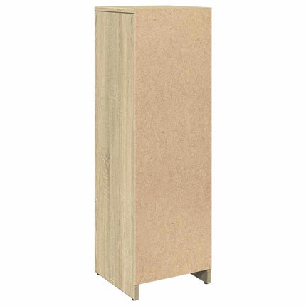badeværelsesskab 30x30x95 cm konstrueret træ sonoma-eg