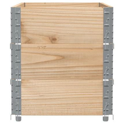pallerammer 3 stk. 100x50 cm massivt fyrretræ