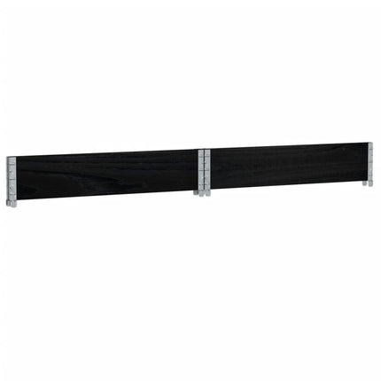 plantekasse 100x100 cm massivt fyrretræ sort