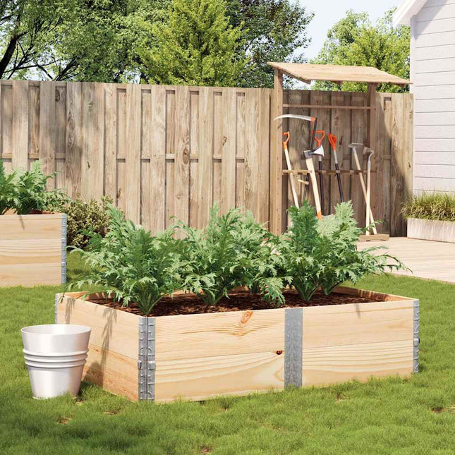 plantekasse 150x100 cm massivt fyrretræ
