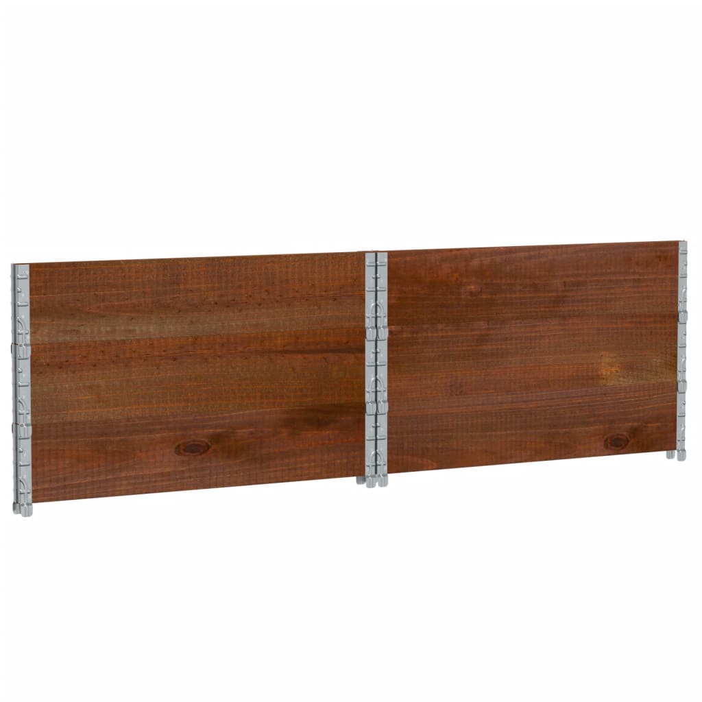 plantekasse 100x100 cm massivt fyrretræ brun