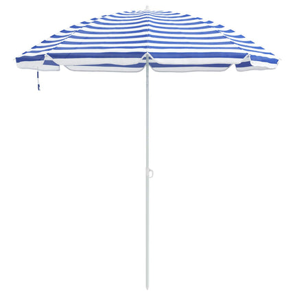 Havesol 263 x 263 x 272 cm 170T polyester Blå og Hvid