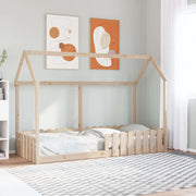 sengeramme til husseng 80x200 cm massivt fyrretræ