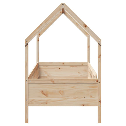sengeramme til husseng 80x200 cm massivt fyrretræ