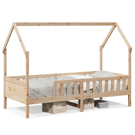 sengeramme til husseng 90x190 cm massivt fyrretræ