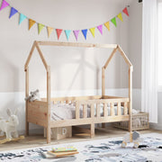 sengeramme til husseng 70x140 cm massivt fyrretræ