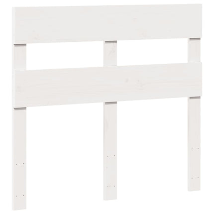 sengeramme uden madras 100x200 cm massivt fyrretræ hvid