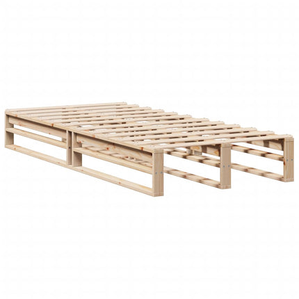 sengeramme uden madras 90x190 cm massivt fyrretræ