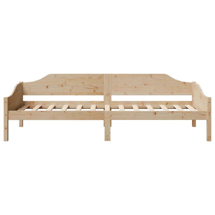sengeramme uden madras 90x190 cm massivt fyrretræ