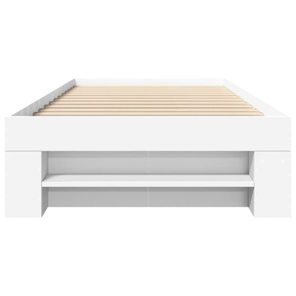 sengeramme 90x200 cm konstrueret træ hvid