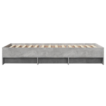 sengeramme 90x200 cm konstrueret træ betongrå