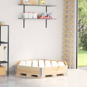 højbed 160x160 cm massivt fyrretræ sekskantet