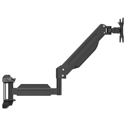væghængt skærmbeslag maks. 27" skærm gasfjeder 10 kg