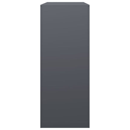 brændestativ 100x40x100 cm stål antracitgrå