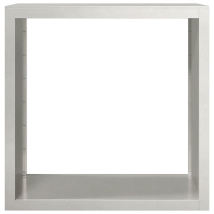 brændestativ 100x40x100 cm rustfrit stål