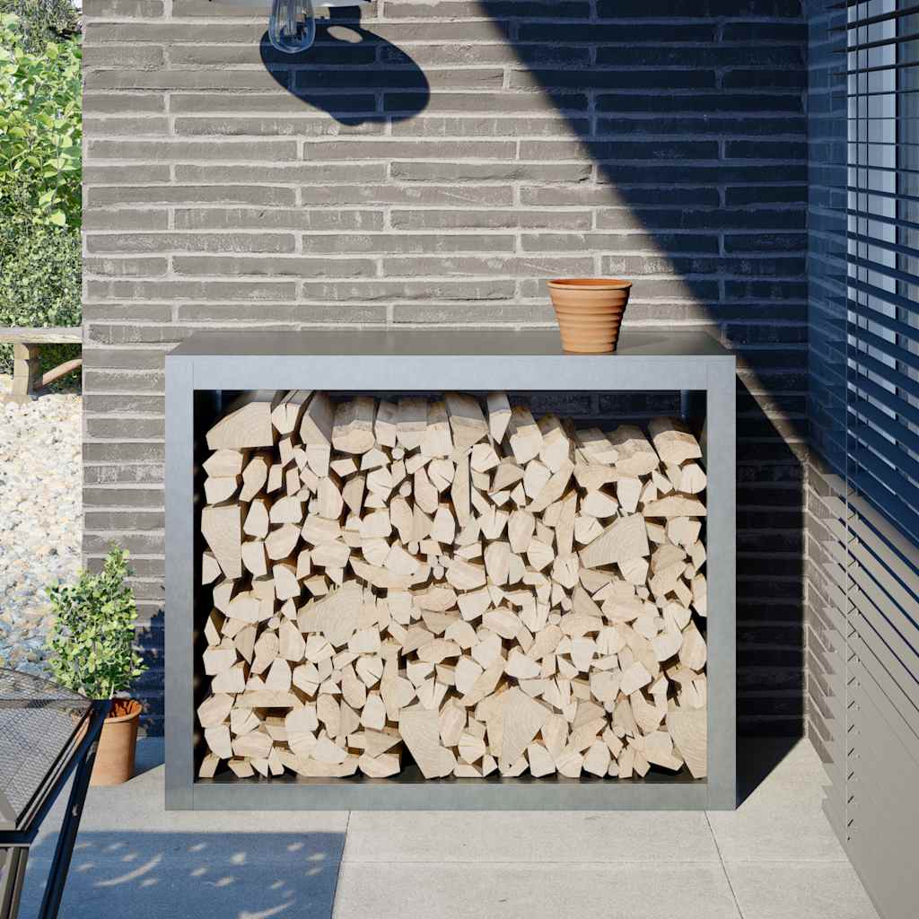 Brændestativ 100 × 40 × 80 cm - galvaniseret stål