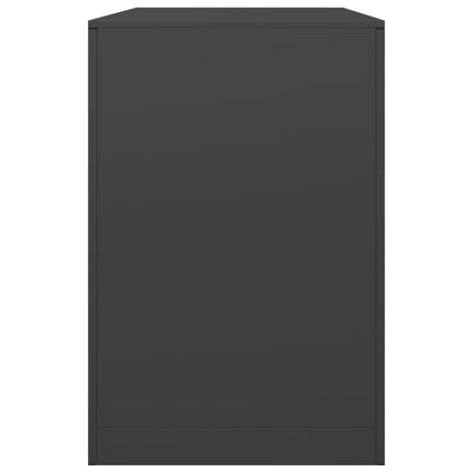 brændestativ 100x40x60 cm stål sort