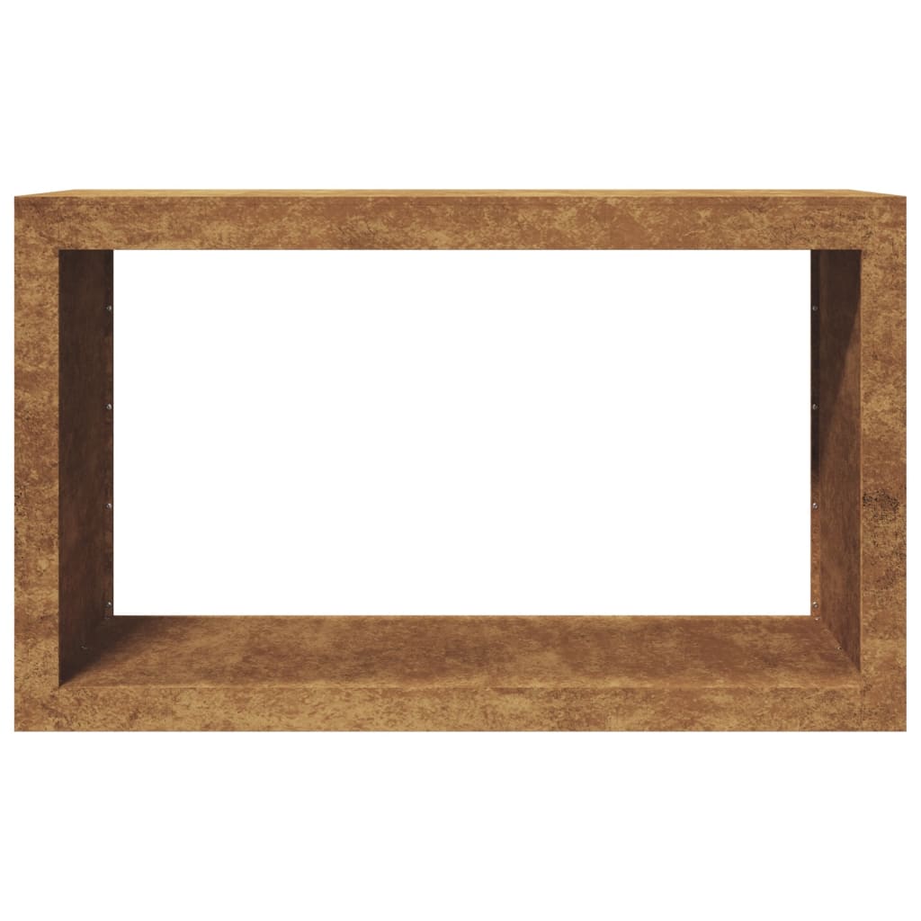 Brændereol 100x40x60 cm i vejrbestandigt stål