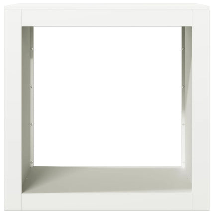 brændestativ 60x40x60 cm stål hvid