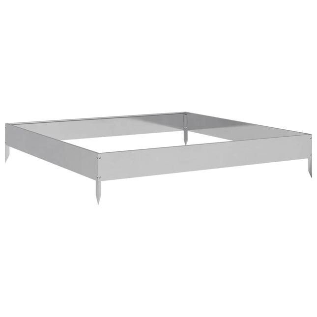 højbed 100x100x18,5 cm galvaniseret stål