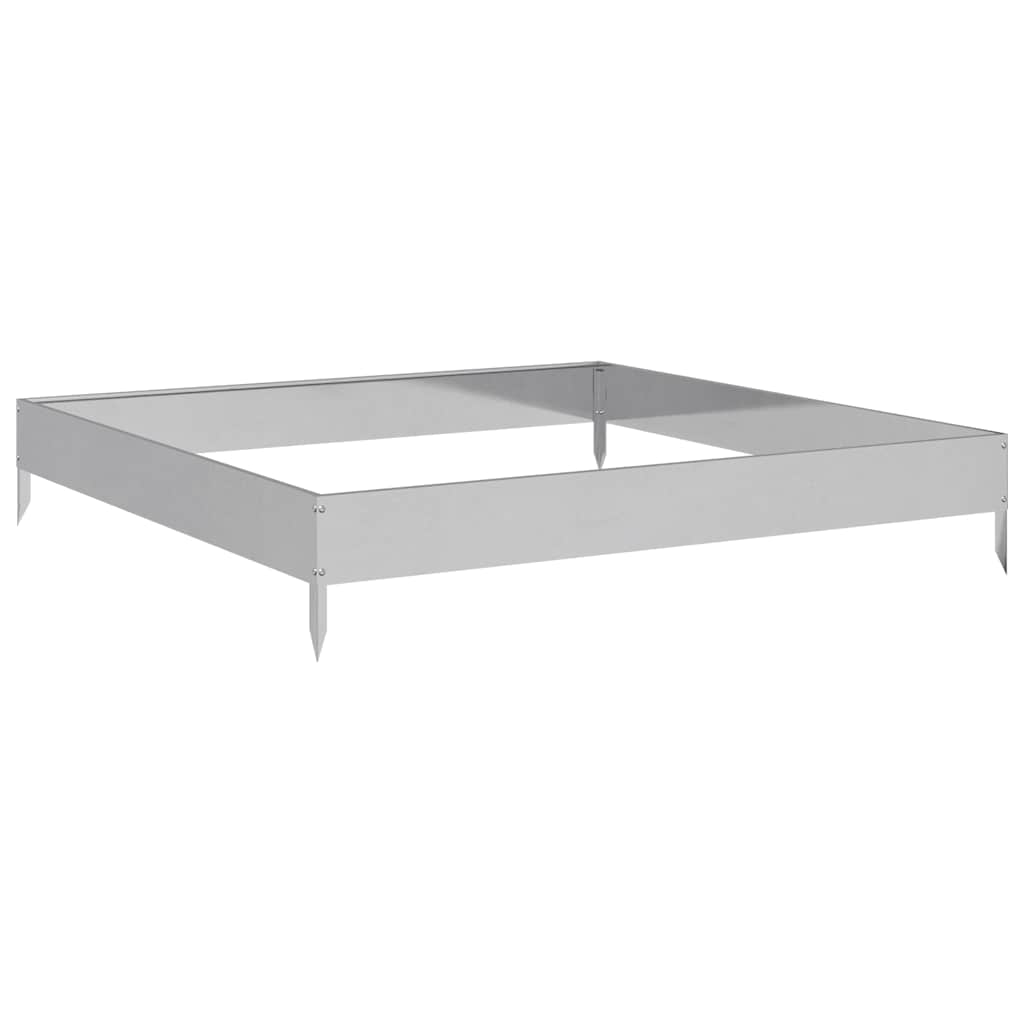 højbed 100x100x18,5 cm galvaniseret stål