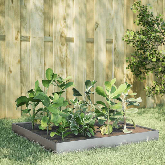 højbed 100x100x18,5 cm galvaniseret stål
