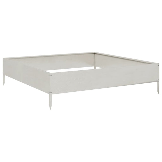 højbed 100x100x26 cm rustfrit stål