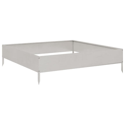 højbed 100x100x26 cm rustfrit stål