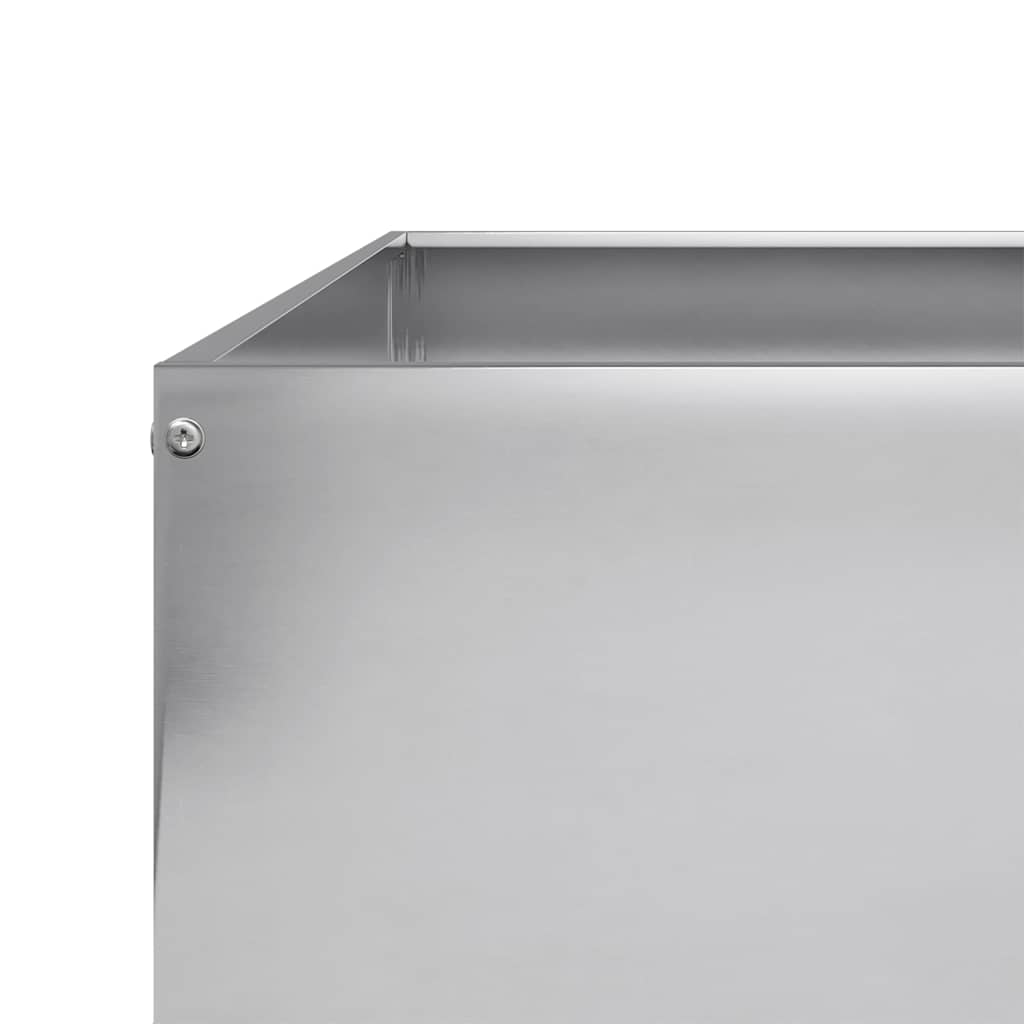 højbed 100x100x26 cm galvaniseret stål