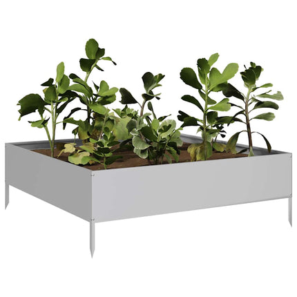 højbed 100x100x33,5 cm galvaniseret stål