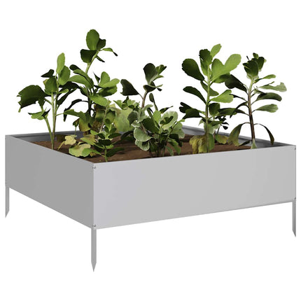 højbed 100x100x25 cm galvaniseret stål