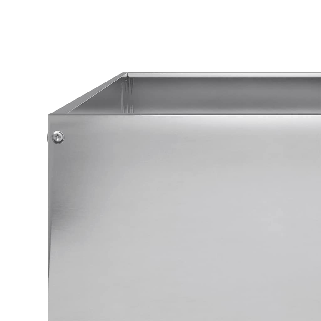 højbed 100x100x25 cm galvaniseret stål