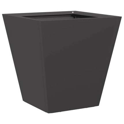plantekasse 30x30x30 cm stål sort