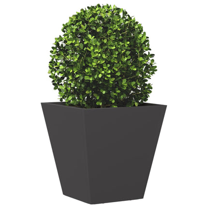 plantekasse 30x30x30 cm stål sort