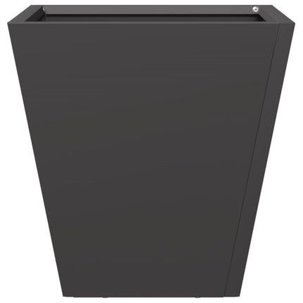 plantekasse 30x30x30 cm stål sort