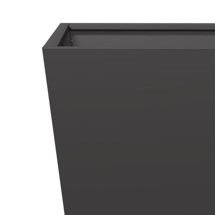 plantekasse 30x30x30 cm stål sort